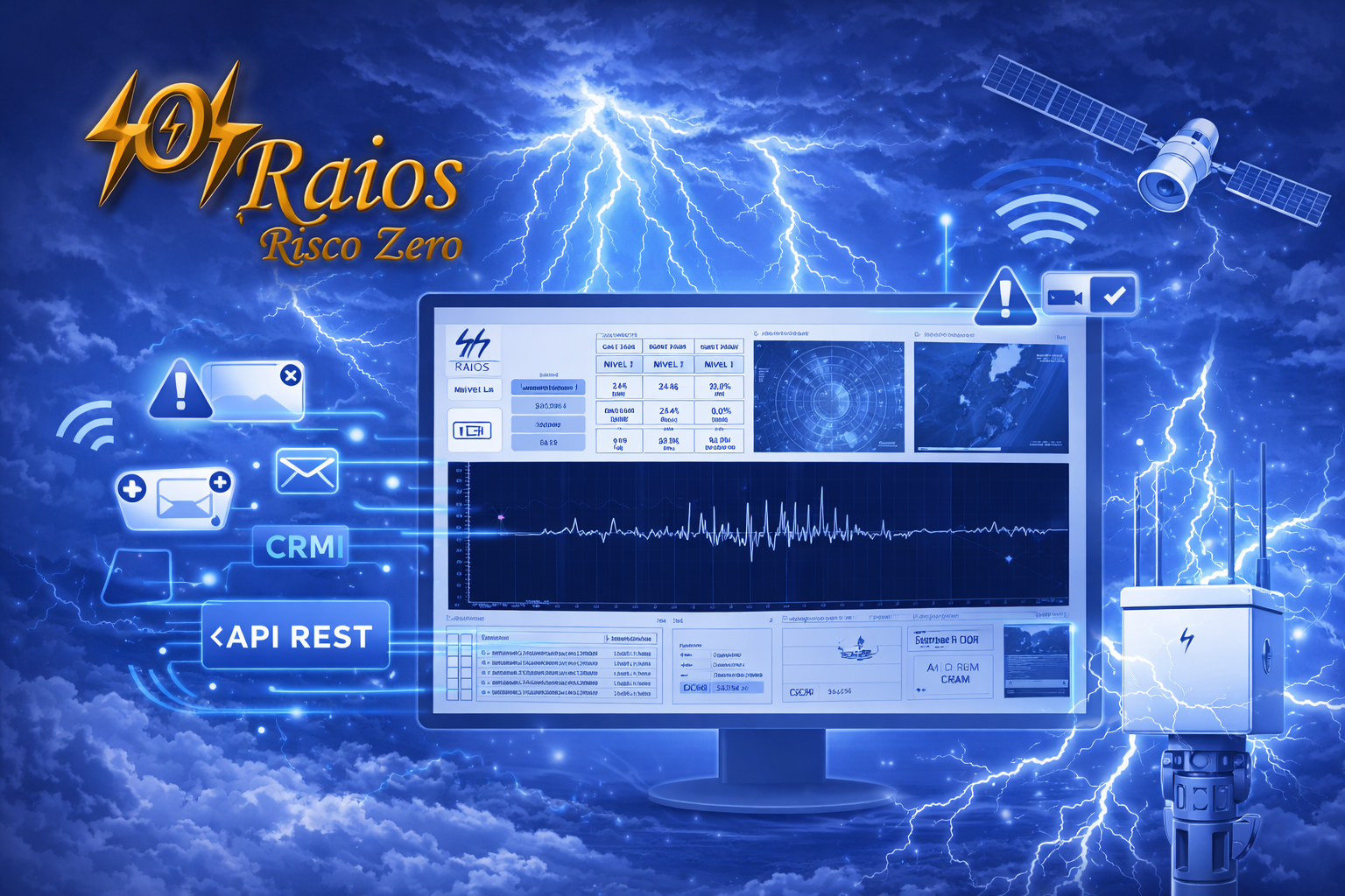 Monitoramento de Raios SOS Raios