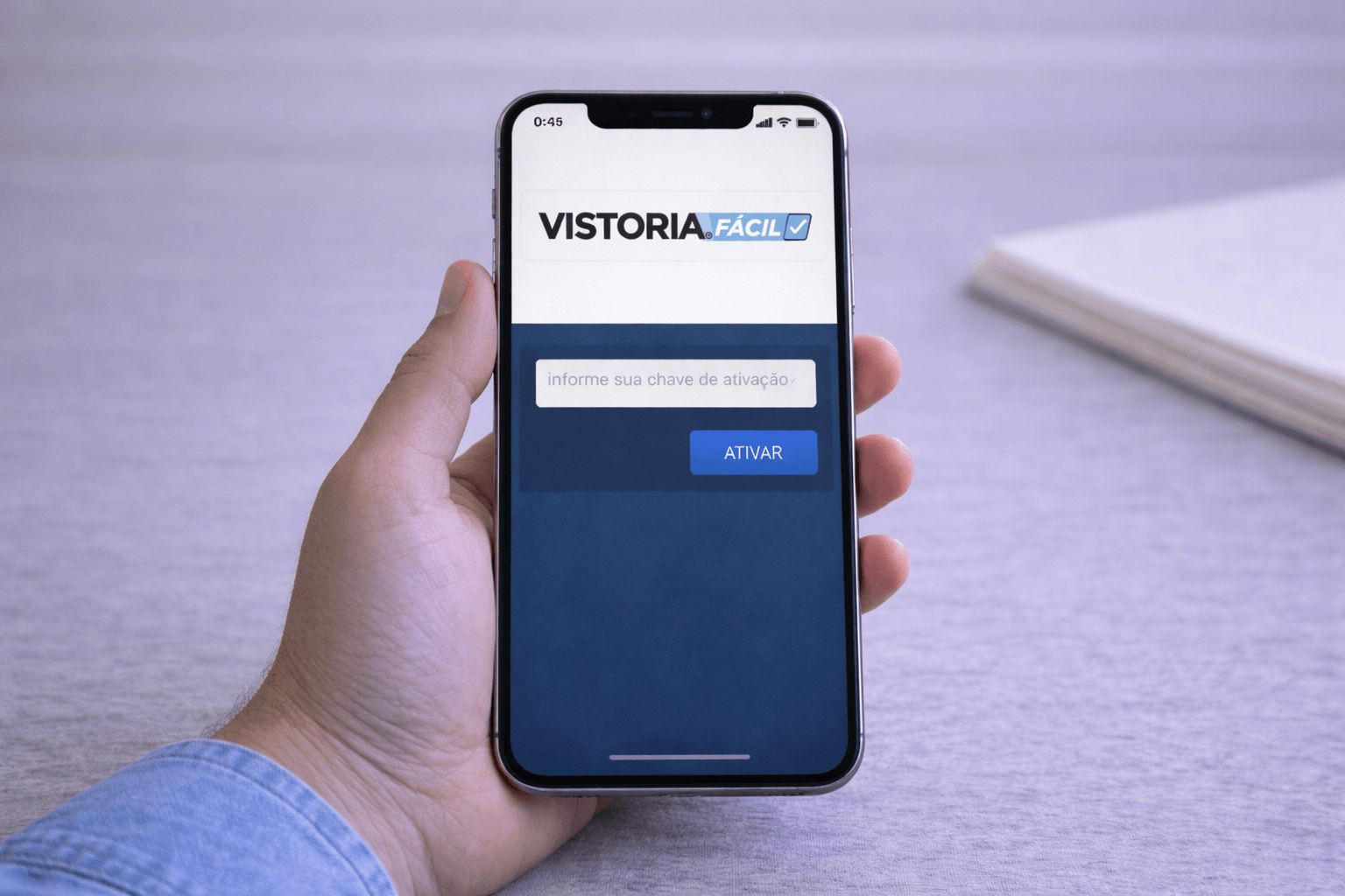 Vistoria Fácil - telas do sistema